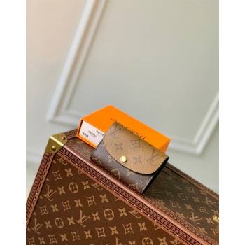 Louis Vuitton Rosalie Coin Purse Wallet in Monogram/Reverse Canvas M82333 2024 (KI-240717023)