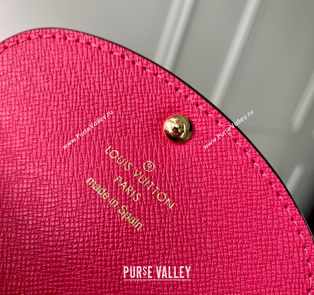 Louis Vuitton Rosalie Coin Purse Wallet in Monogram Canvas/Fuchsia Pink M41939 2024 (KI-240717024)