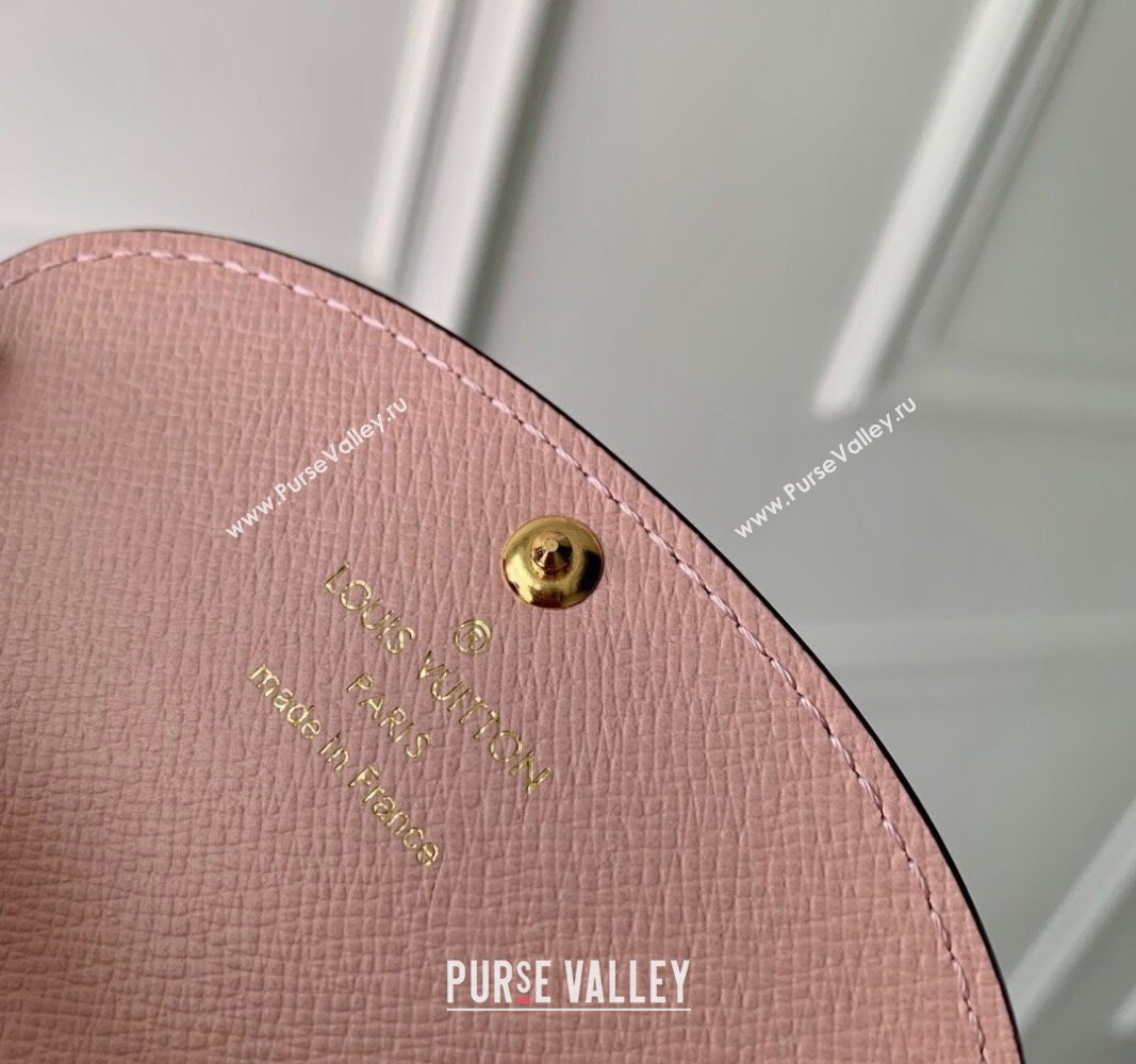 Louis Vuitton Rosalie Coin Purse Wallet in Monogram Canvas/Light Pink M62361 2024 (KI-240717025)
