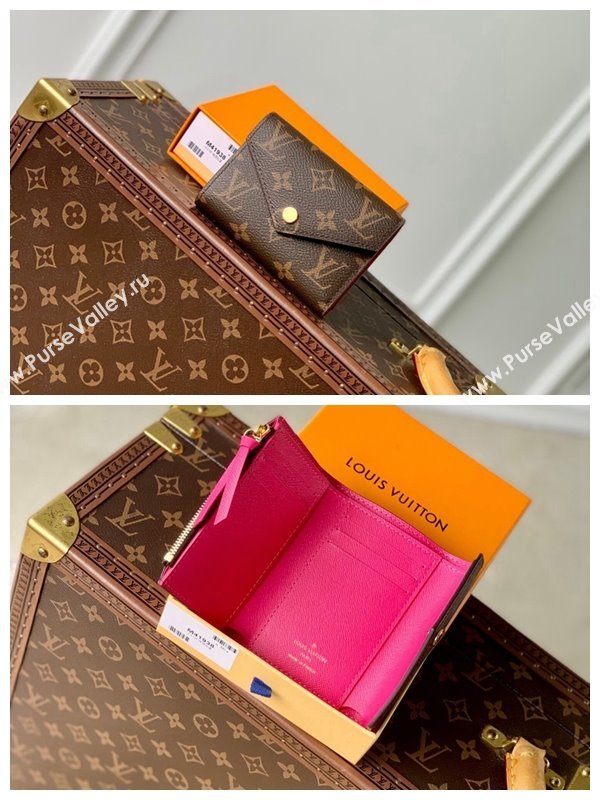 Louis Vuitton Victorine Wallet in Monogram Canvas/Fuchsia Pink M41938 2024 (KI-240717029)