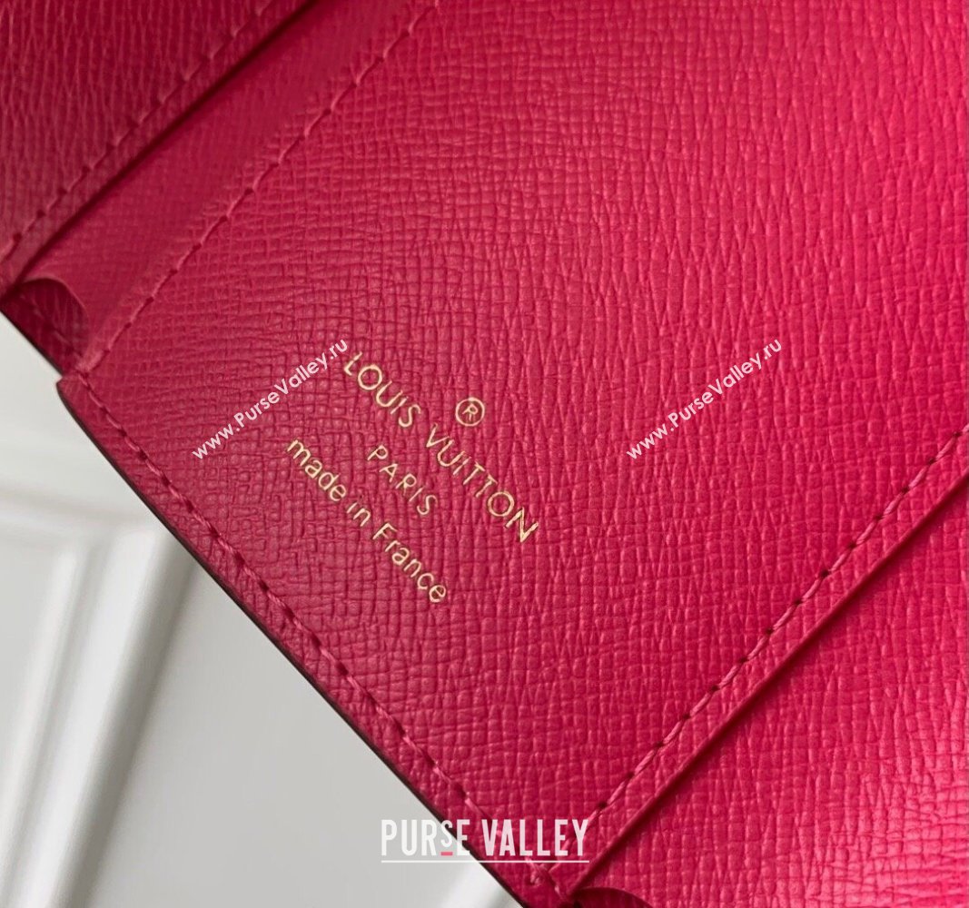 Louis Vuitton Victorine Wallet in Monogram Canvas/Fuchsia Pink M41938 2024 (KI-240717029)