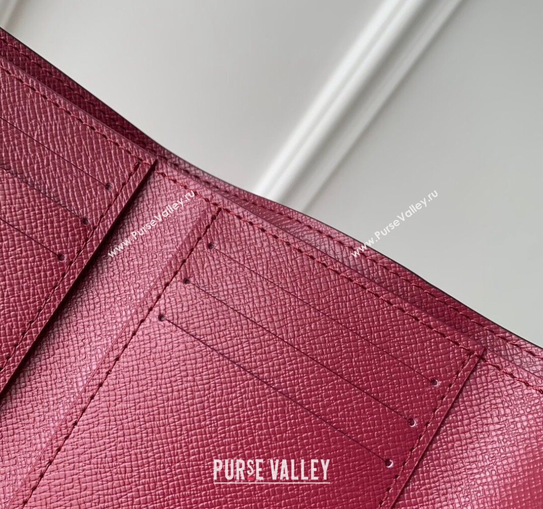 Louis Vuitton Victorine Wallet in Monogram Canvas/Burgundy M41938 2024 (KI-240717030)