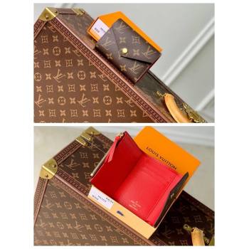 Louis Vuitton Victorine Wallet in Monogram Canvas/Red M41938 2024 (KI-240717031)