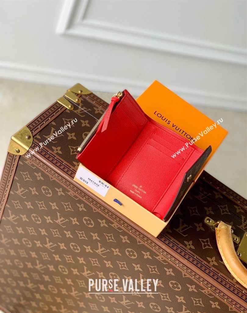 Louis Vuitton Victorine Wallet in Monogram Canvas/Red M41938 2024 (KI-240717031)