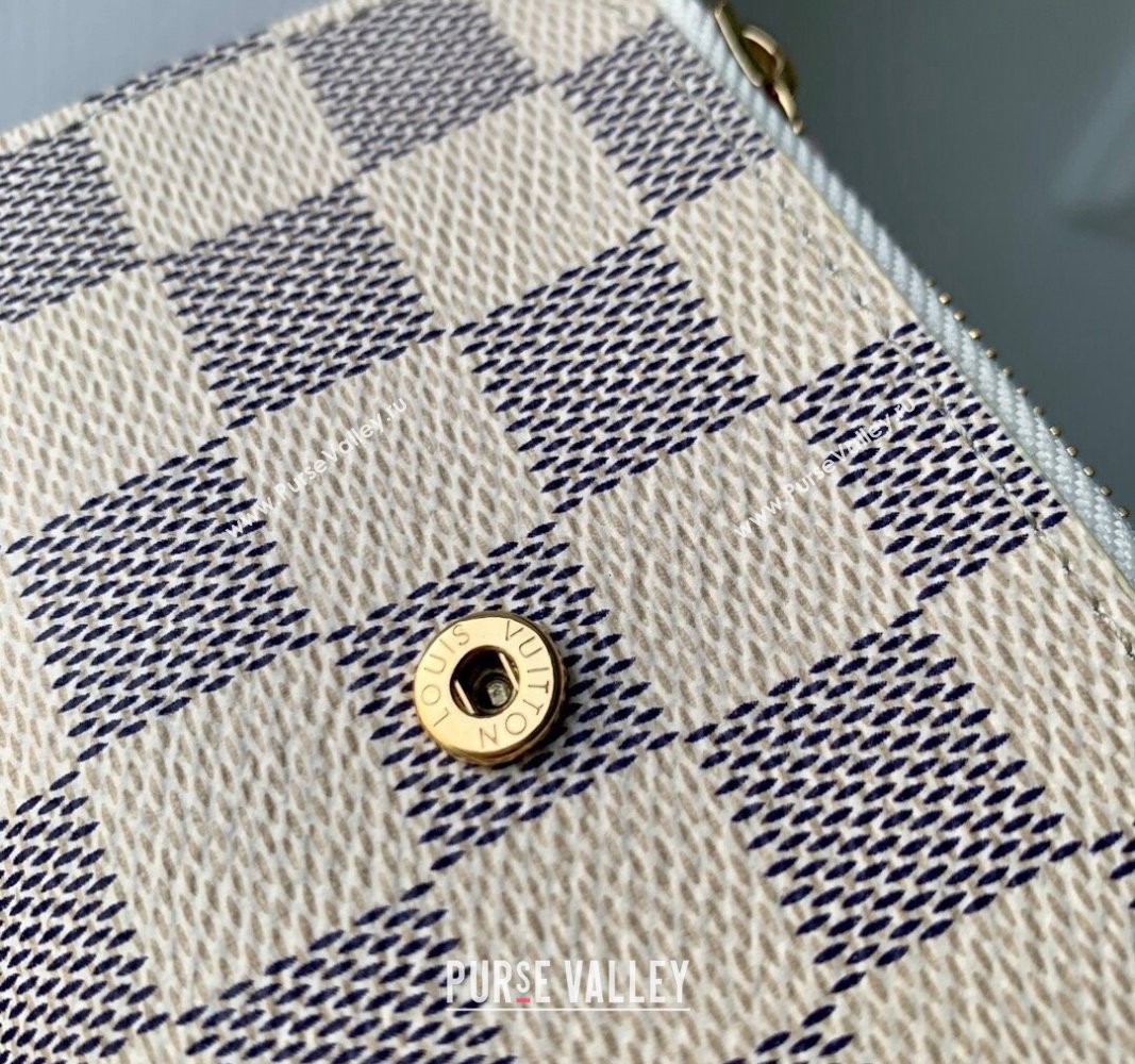 Louis Vuitton Victorine Wallet in Damier Azur Canvas N64022 2024 (KI-240717036)