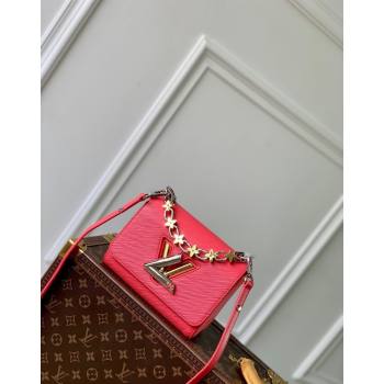 Louis Vuitton Twist PM Bag in Epi Leather with Monogram Flower M24042 Pink Sky 2024 (KI-240716069)