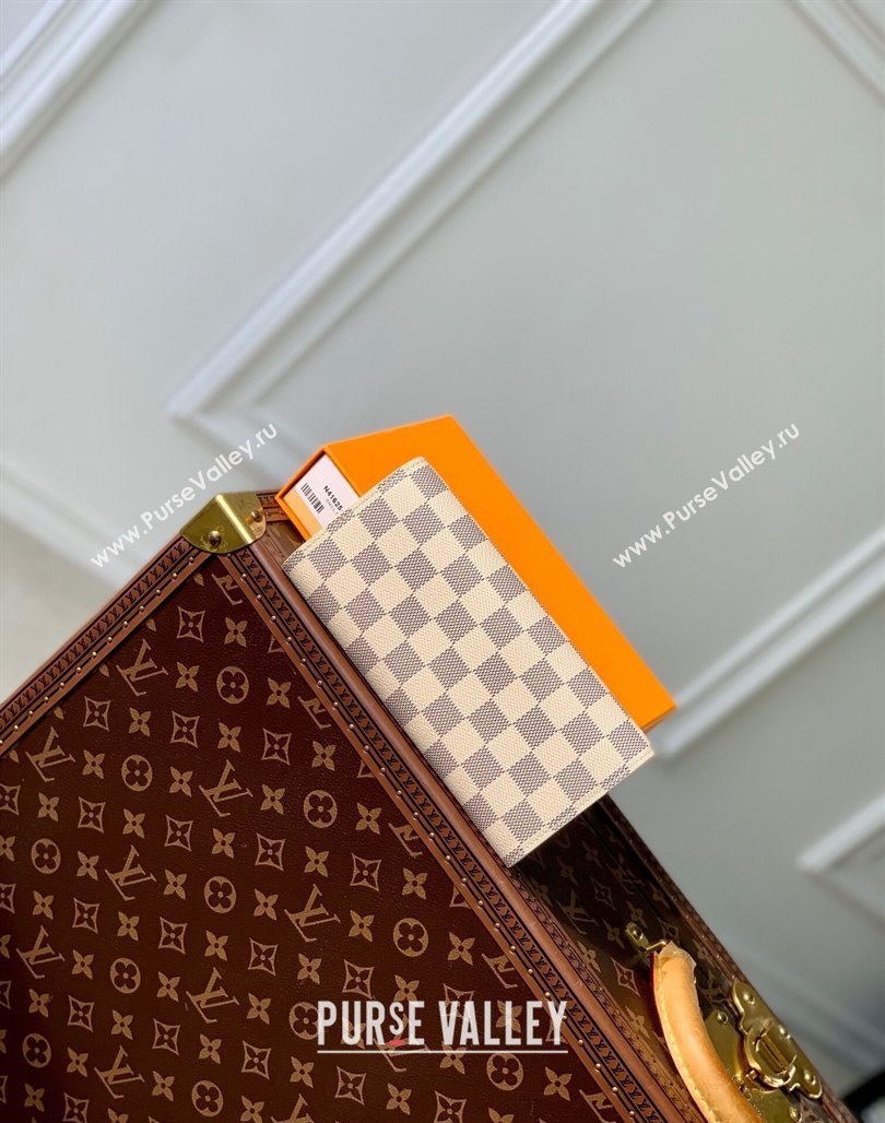 Louis Vuitton Emilie Wallet in Damier Azure Canvas N41625 2024 (KI-240717038)