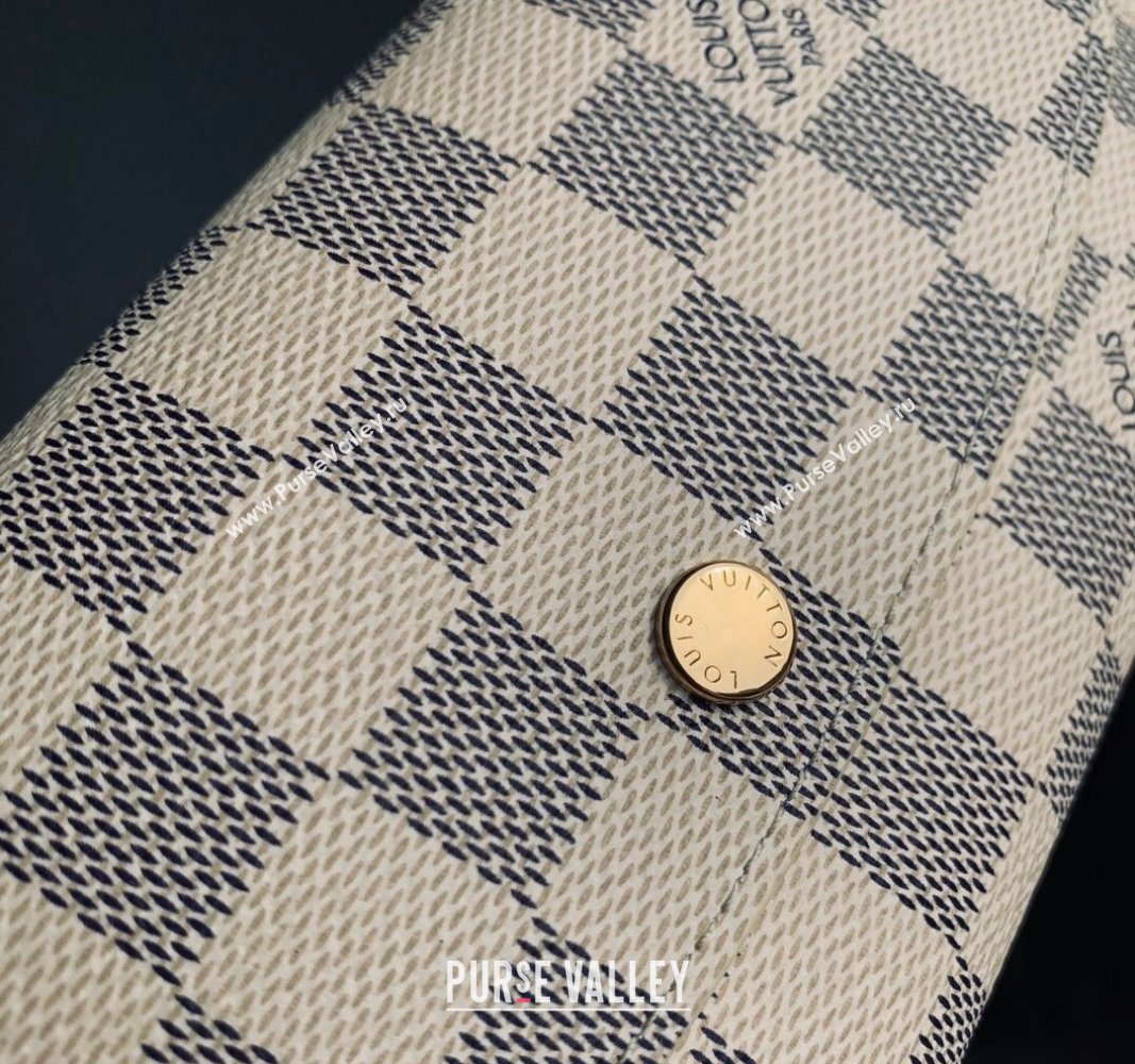 Louis Vuitton Emilie Wallet in Damier Azure Canvas N41625 2024 (KI-240717038)