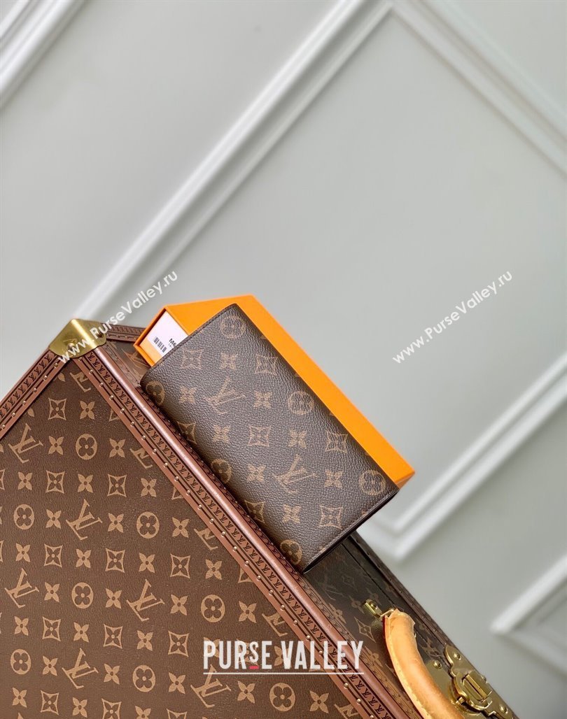 Louis Vuitton Emilie Wallet in Monogram Canvas/Burgundy M60697 2024 (KI-240717039)