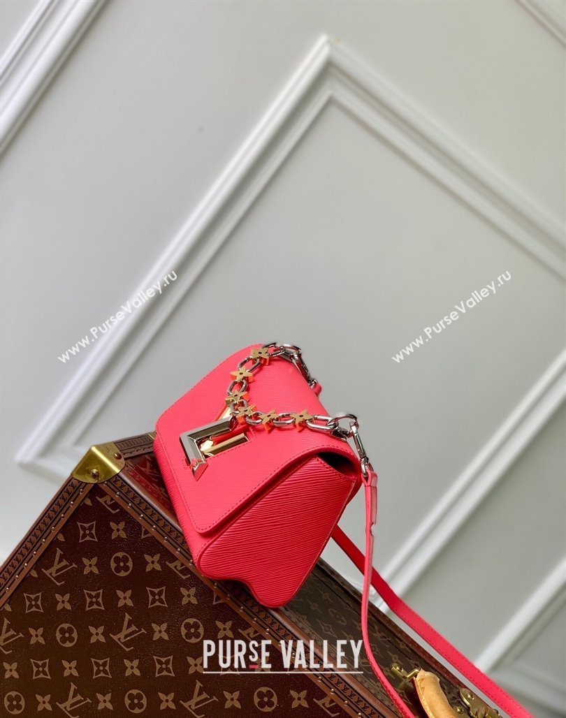 Louis Vuitton Twist PM Bag in Epi Leather with Monogram Flower M24042 Pink Sky 2024 (KI-240716069)