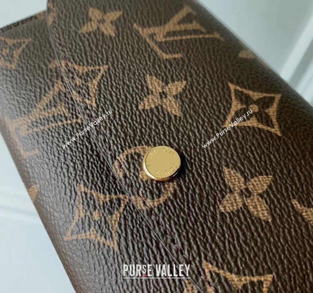 Louis Vuitton Emilie Wallet in Monogram Canvas/Brown M60697 2024 (KI-240717042)