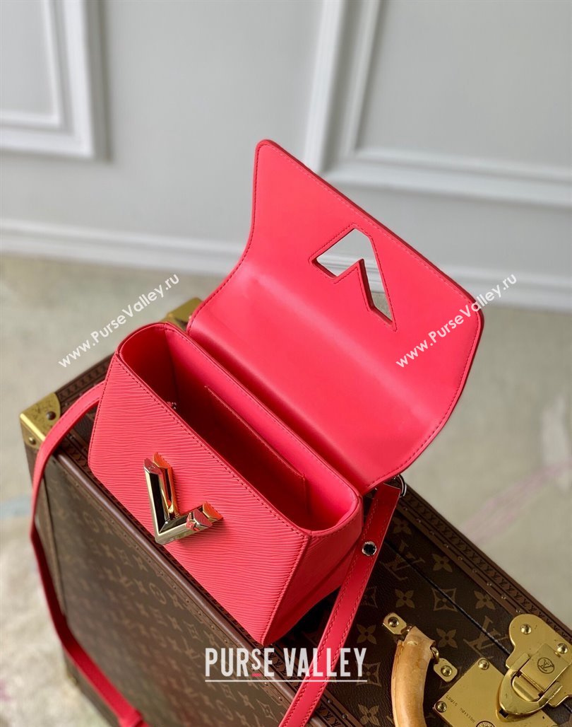 Louis Vuitton Twist PM Bag in Epi Leather with Monogram Flower M24042 Pink Sky 2024 (KI-240716069)