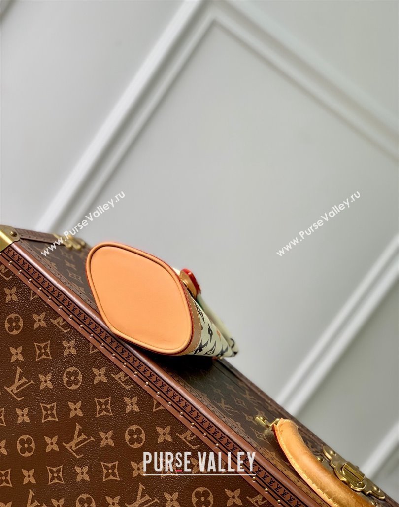 Louis Vuitton Envelope Pouch Mini Bag in Monogram Craggy Canvas Vanilla White 2024 M83344 (KI-240716058)