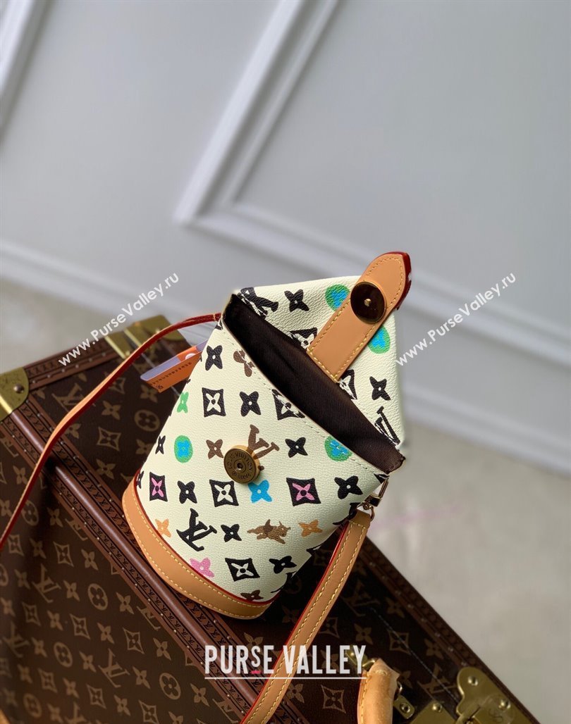 Louis Vuitton Envelope Pouch Mini Bag in Monogram Craggy Canvas Vanilla White 2024 M83344 (KI-240716058)