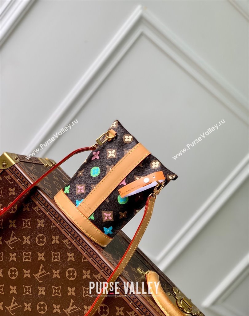 Louis Vuitton Envelope Pouch Mini Bag in Monogram Craggy Canvas Chocolate Brown 2024 M83344 (KI-240716059)