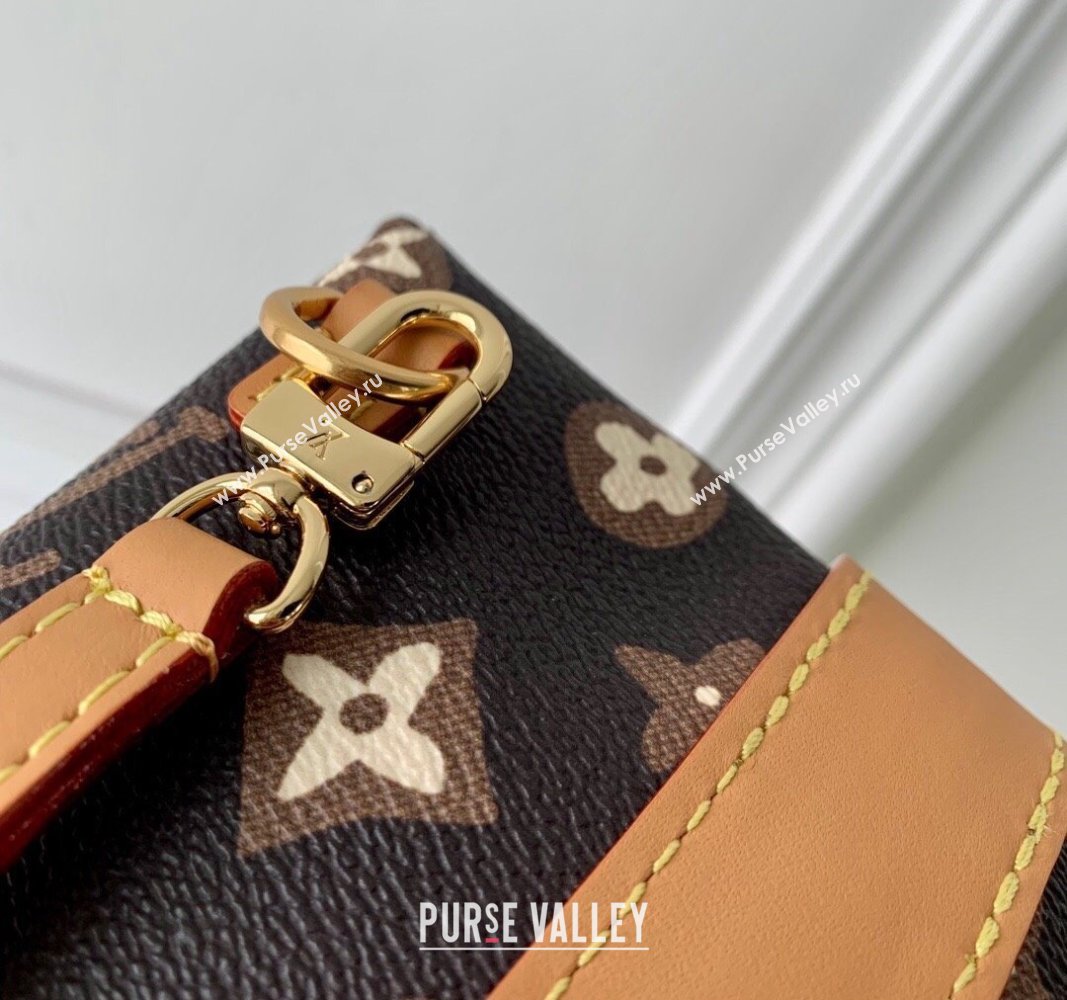 Louis Vuitton Envelope Pouch Mini Bag in Monogram Craggy Canvas Chocolate Brown 2024 M83344 (KI-240716059)