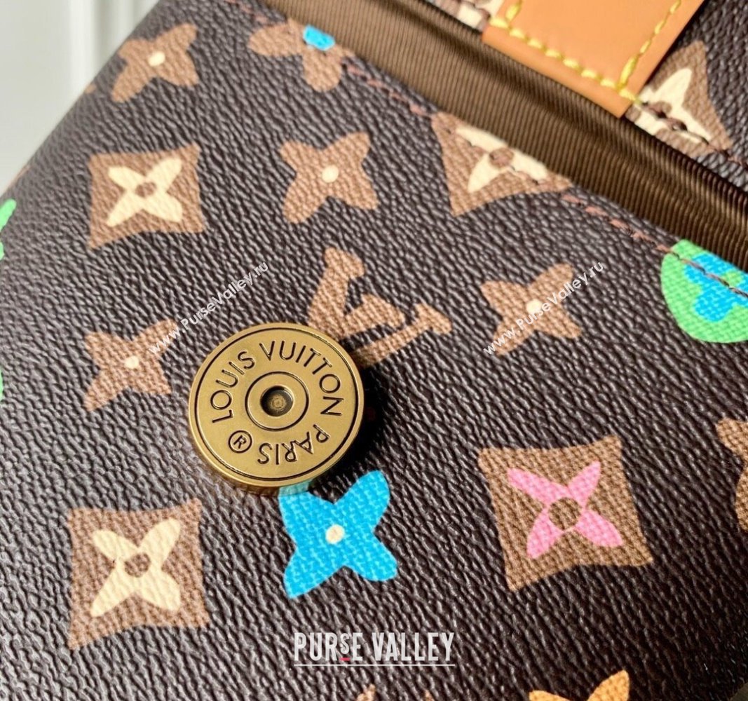 Louis Vuitton Envelope Pouch Mini Bag in Monogram Craggy Canvas Chocolate Brown 2024 M83344 (KI-240716059)
