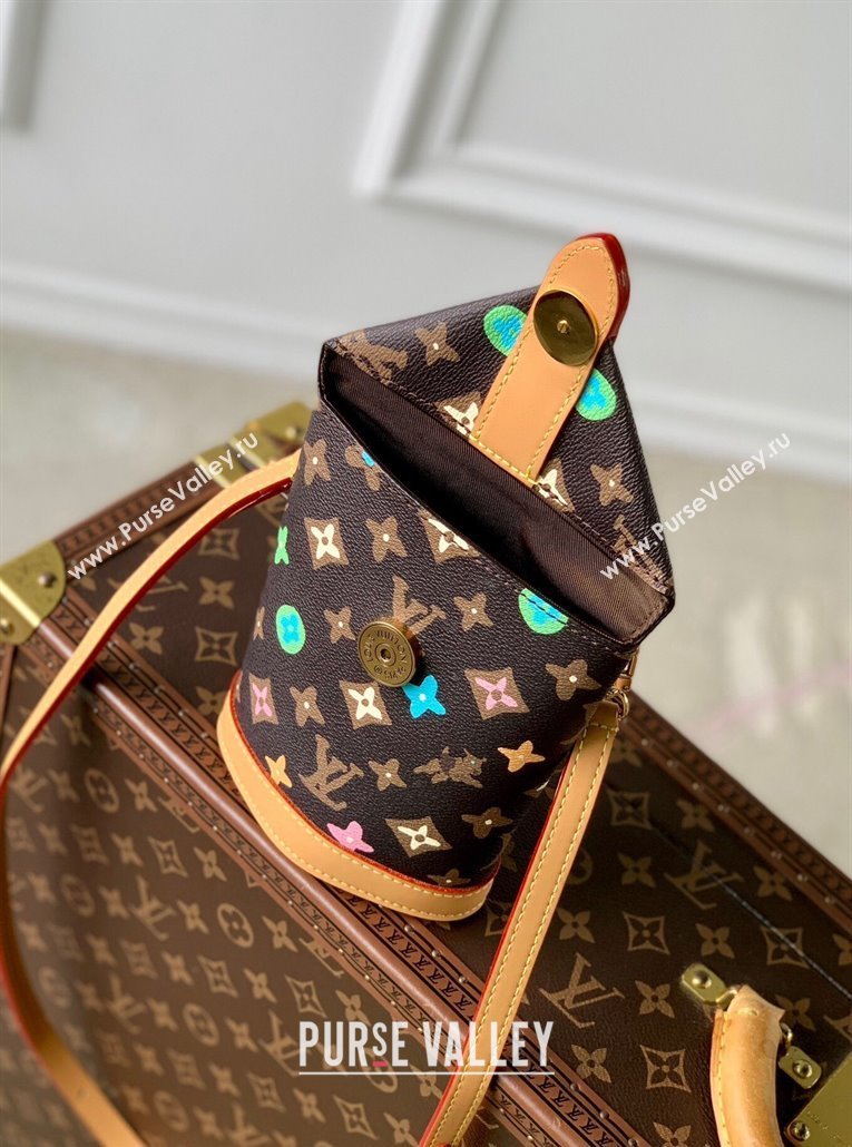 Louis Vuitton Envelope Pouch Mini Bag in Monogram Craggy Canvas Chocolate Brown 2024 M83344 (KI-240716059)