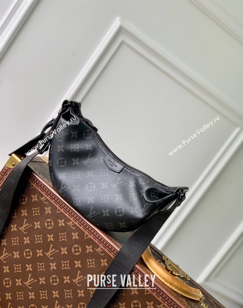 Louis Vuitton Hamac Bag PM in Black Monogram Eclipse Canvas M47158 2024 (KI-240716065)