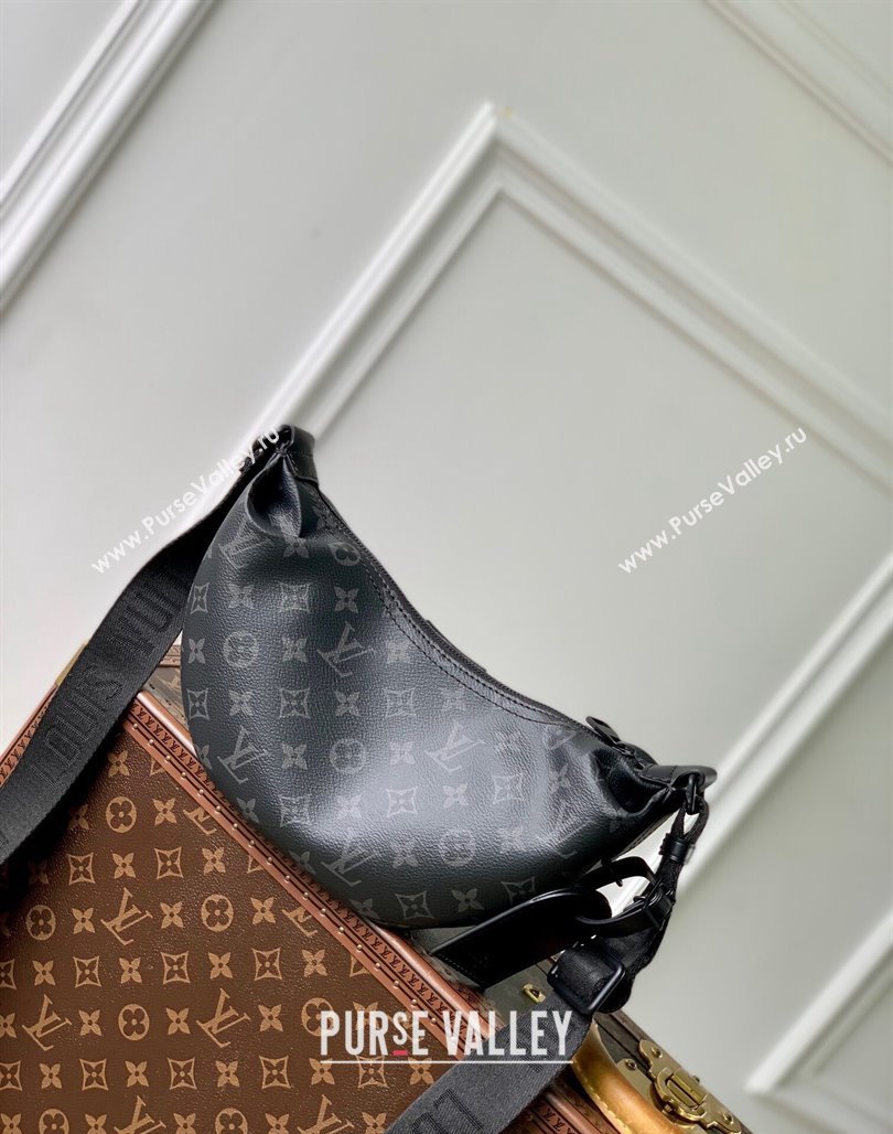 Louis Vuitton Hamac Bag PM in Black Monogram Eclipse Canvas M47158 2024 (KI-240716065)