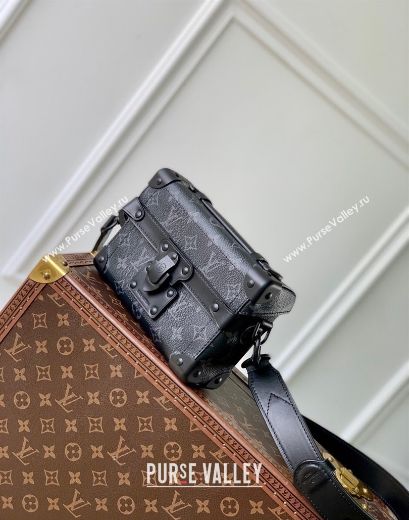 Louis Vuitton Mens Soul Trunk Mini bag in Black Monogram Eclipse Canvas M11743 2024 (KI-240807022)