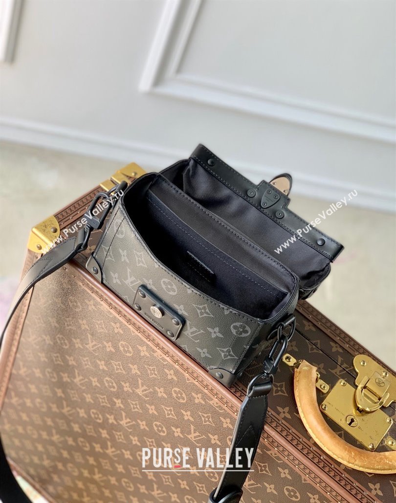 Louis Vuitton Mens Soul Trunk Mini bag in Black Monogram Eclipse Canvas M11743 2024 (KI-240807022)