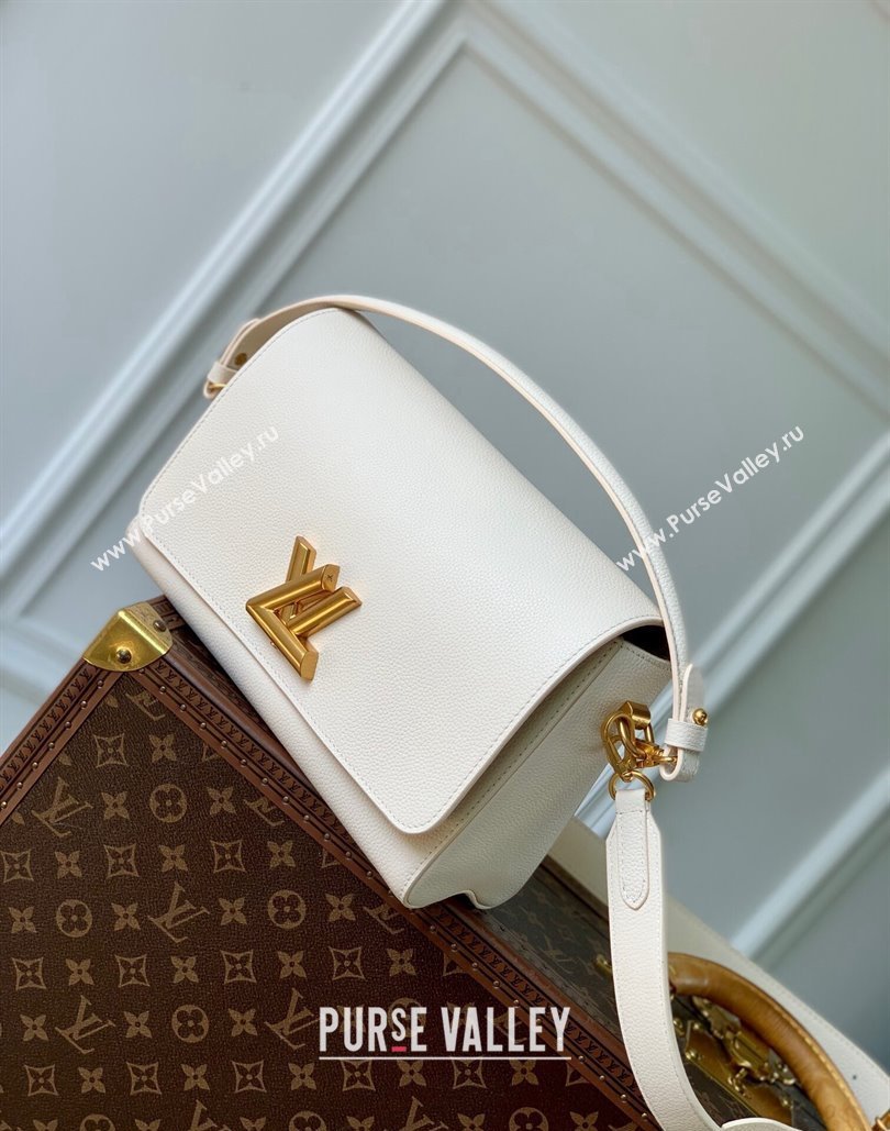 Louis Vuitton Soft Twist bag in Calfskin M25359 White 2024 (KI-240807025)