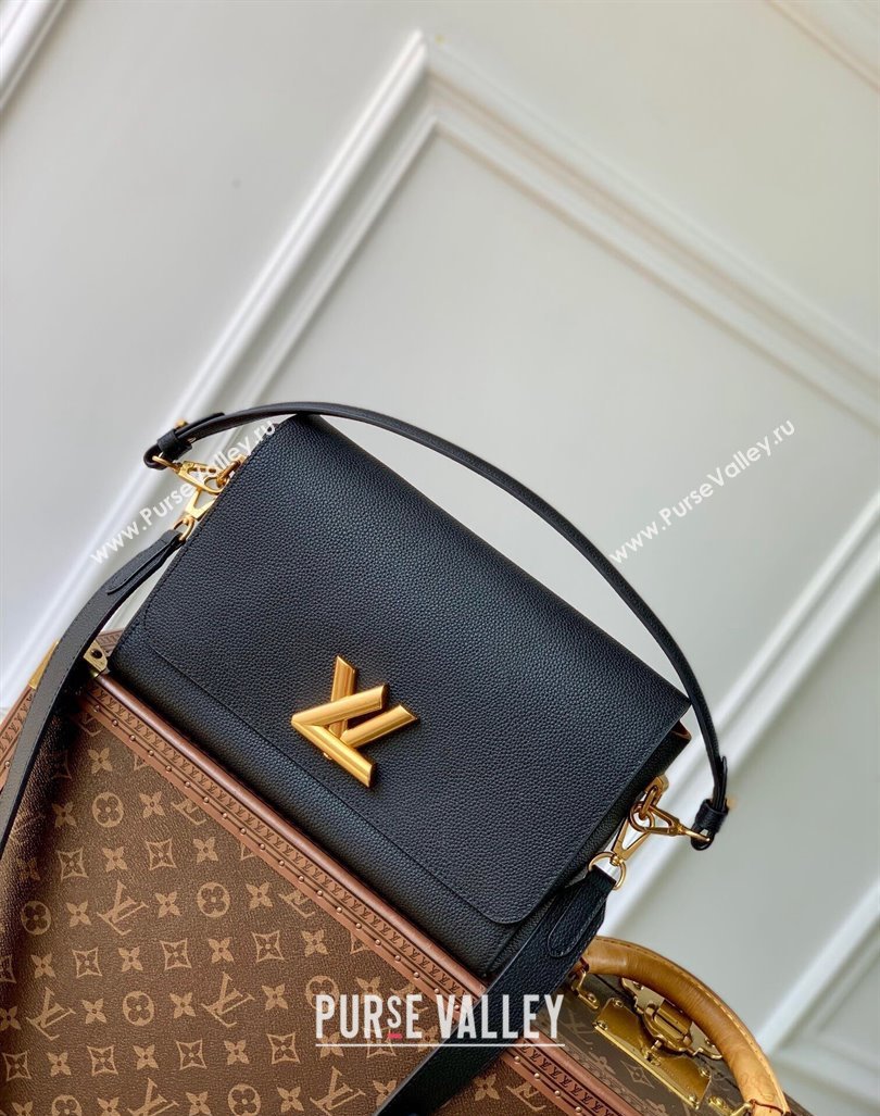 Louis Vuitton Soft Twist bag in Calfskin M24639 Black 2024 (KI-240807026)