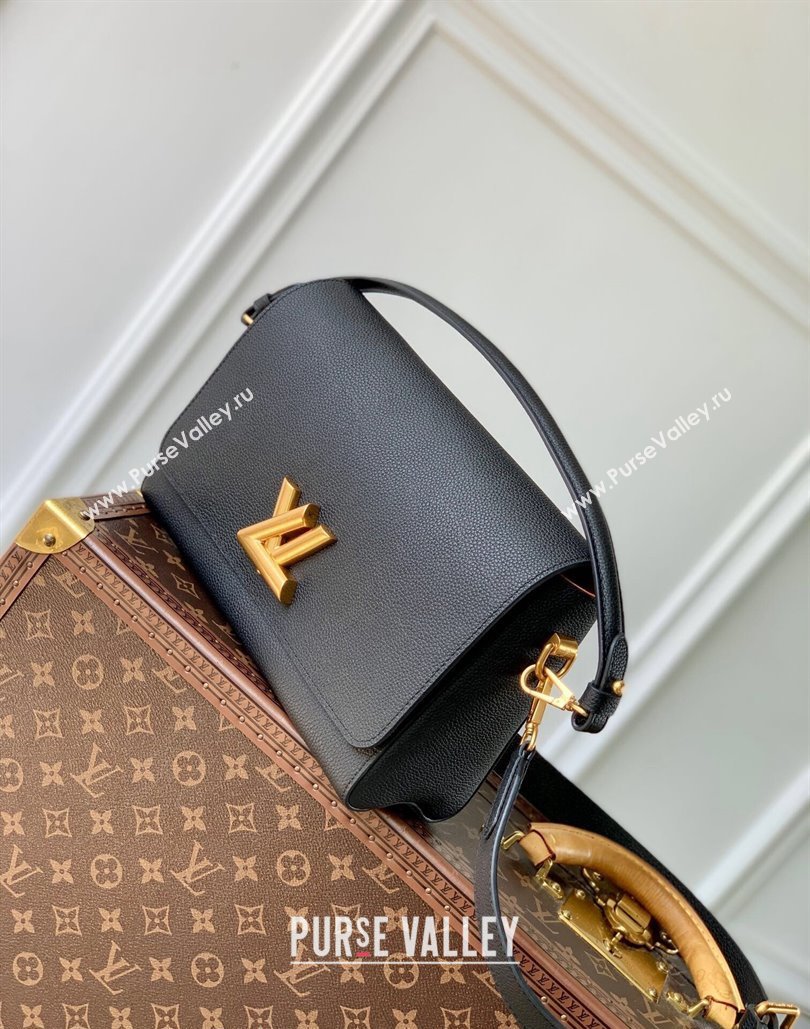 Louis Vuitton Soft Twist bag in Calfskin M24639 Black 2024 (KI-240807026)