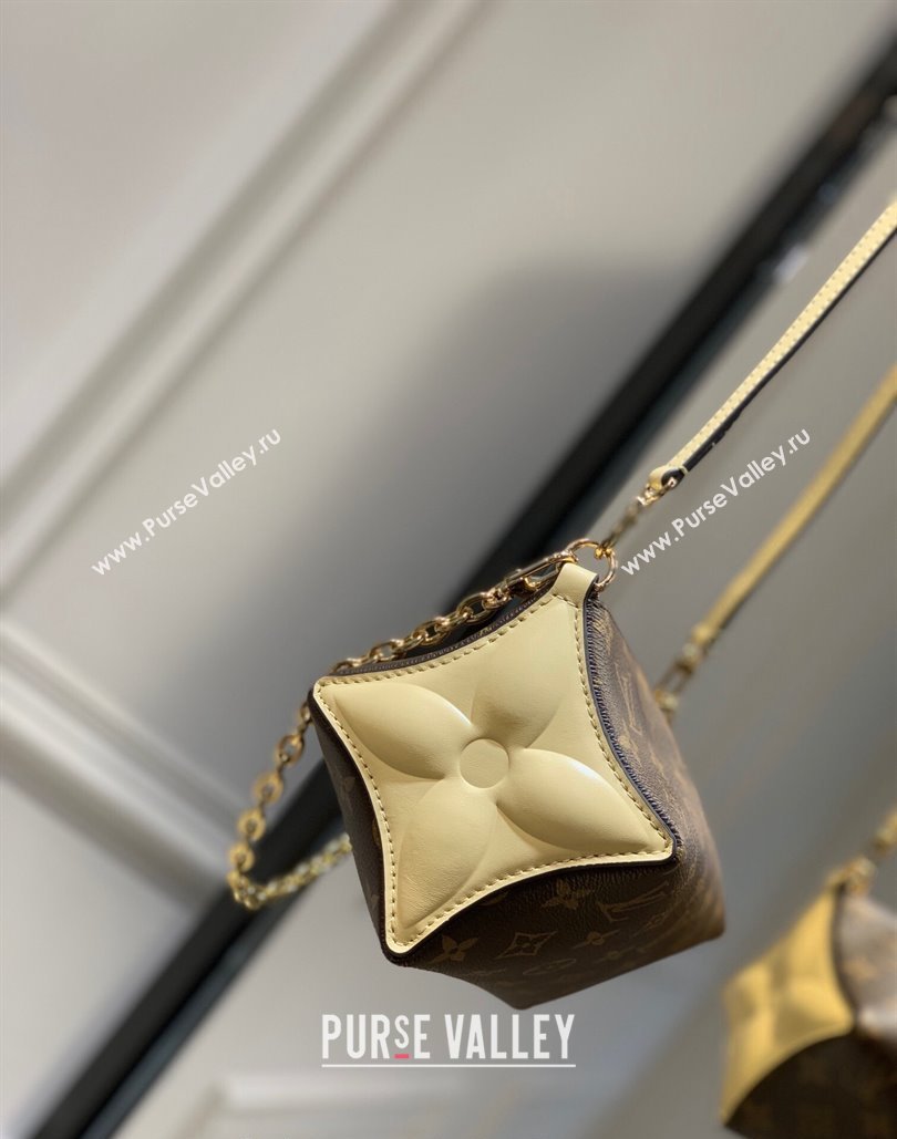 Louis Vuitton Bloom Pouch bag in Monogram Canvas M11672 Banana Yellow 2024 (KI-240807033)