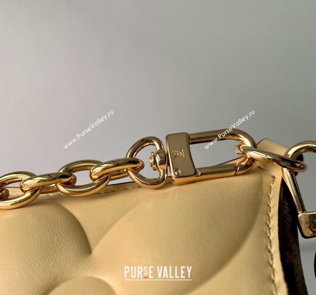 Louis Vuitton Bloom Pouch bag in Monogram Canvas M11672 Banana Yellow 2024 (KI-240807033)