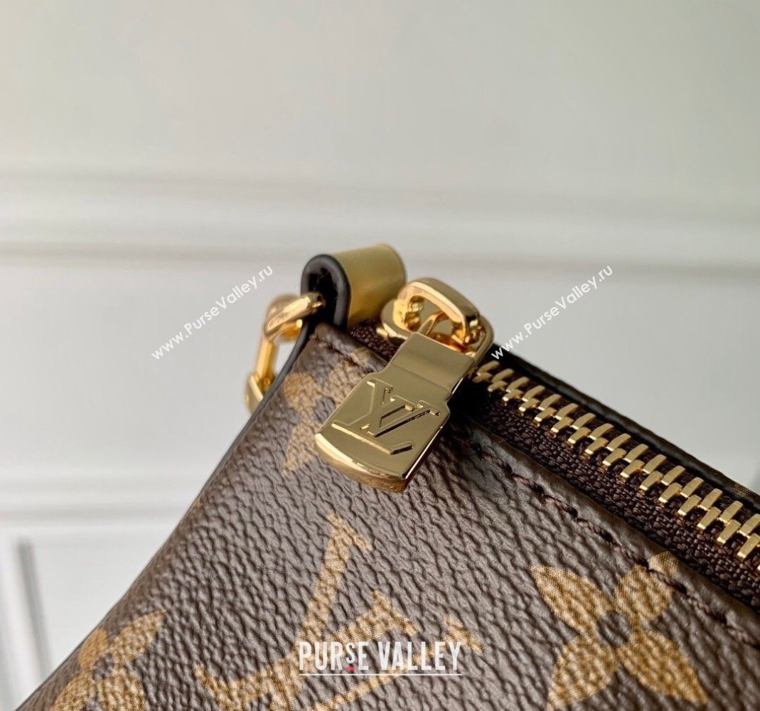 Louis Vuitton Bloom Pouch bag in Monogram Canvas M11672 Banana Yellow 2024 (KI-240807033)