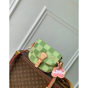 Louis Vuitton Mens Montsouris Messenger bag in Green Damier Golf Canvas N40665 2024 (KI-240807035)