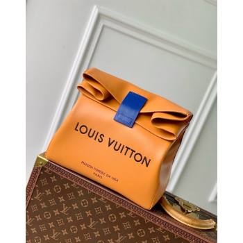 Louis Vuitton Sandwich Bag bag in Calf Leather M24578 Safran Orange 2024 (KI-240807016)