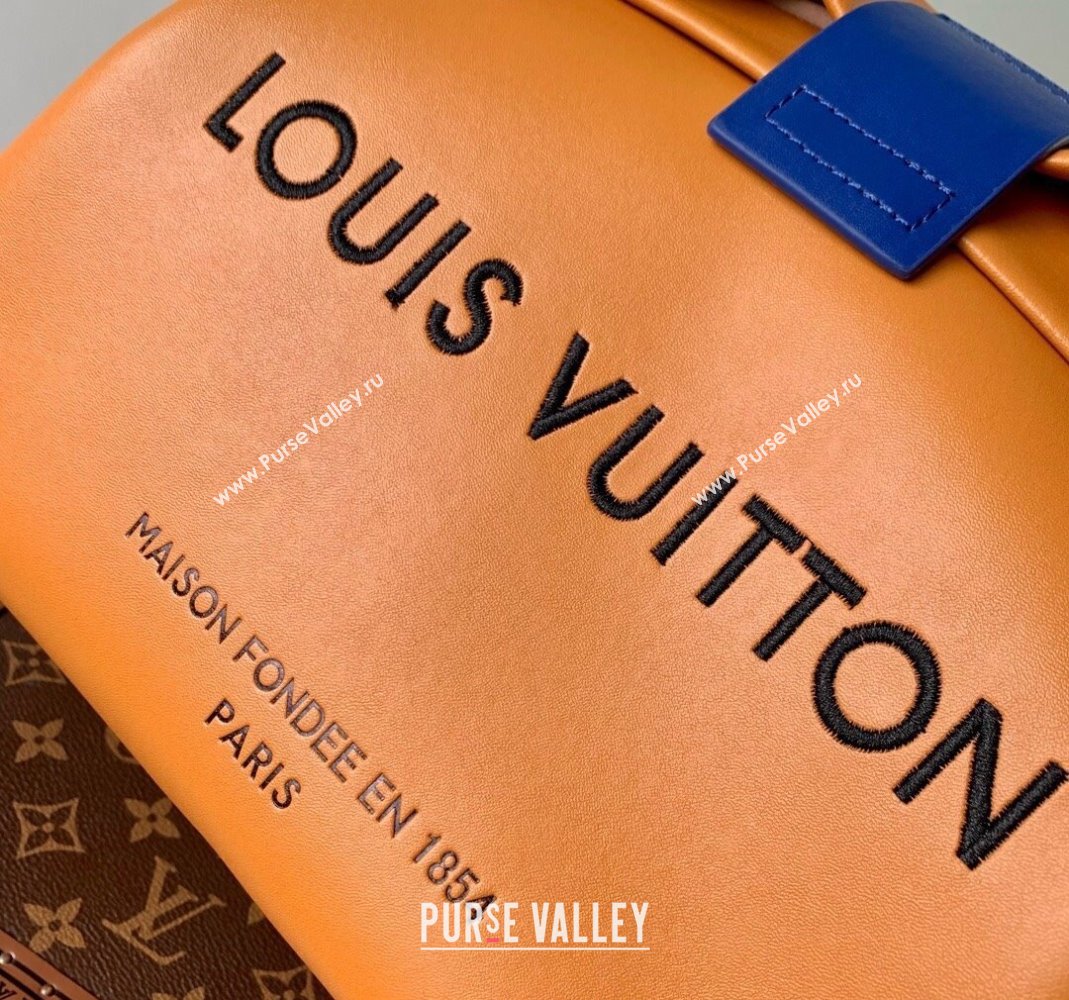 Louis Vuitton Sandwich Bag bag in Calf Leather M24578 Safran Orange 2024 (KI-240807016)