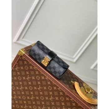 Louis Vuitton Etui Bijoux Jewelry Case in Black Damier Canvas M10145 2024 (KI-240807019)