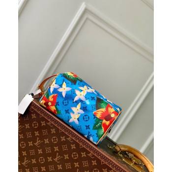 Louis Vuitton Locker Dopp Kit Clutch in Monogram Surfin Canvas M24799 Sky Blue 2024 (KI-240807056)