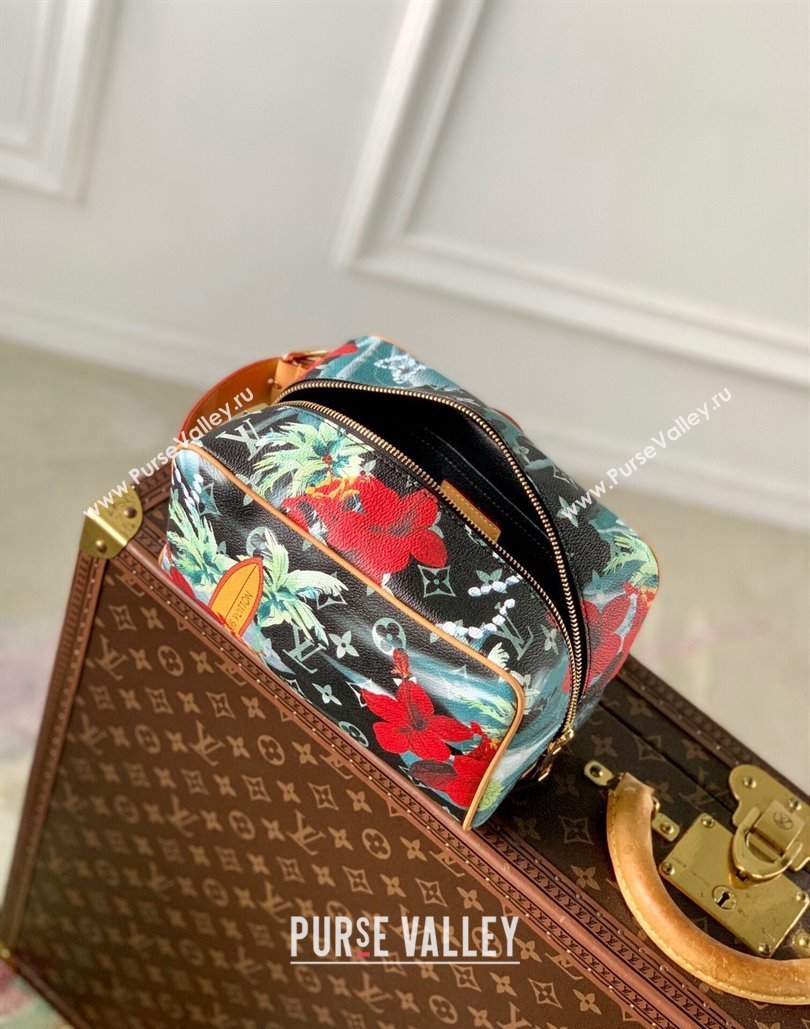 Louis Vuitton Locker Dopp Kit Clutch in Monogram Surfin Canvas M24799 Sky Blue 2024 (KI-240807059)