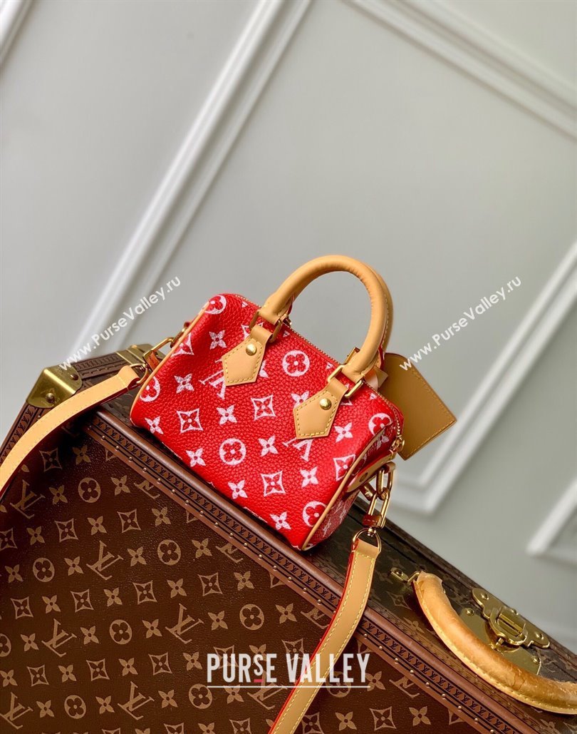 Louis Vuitton Speedy P9 Bandouliere 18 Bag in Soft calfskin Red M24419 2024 Runway (KI-240807011)