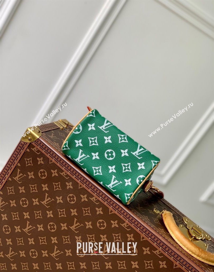 Louis Vuitton Speedy P9 Bandouliere 18 Bag in Soft calfskin Vert Green M24419 2024 Runway (KI-240807013)