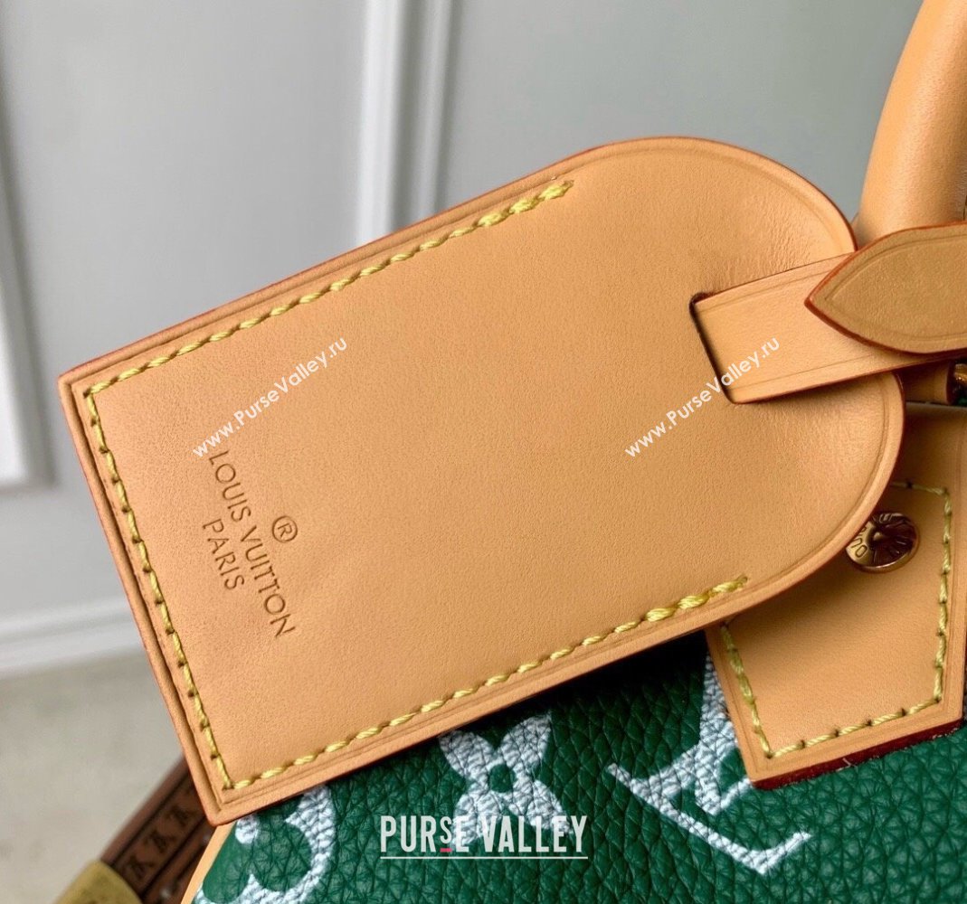 Louis Vuitton Speedy P9 Bandouliere 18 Bag in Soft calfskin Vert Green M24419 2024 Runway (KI-240807013)