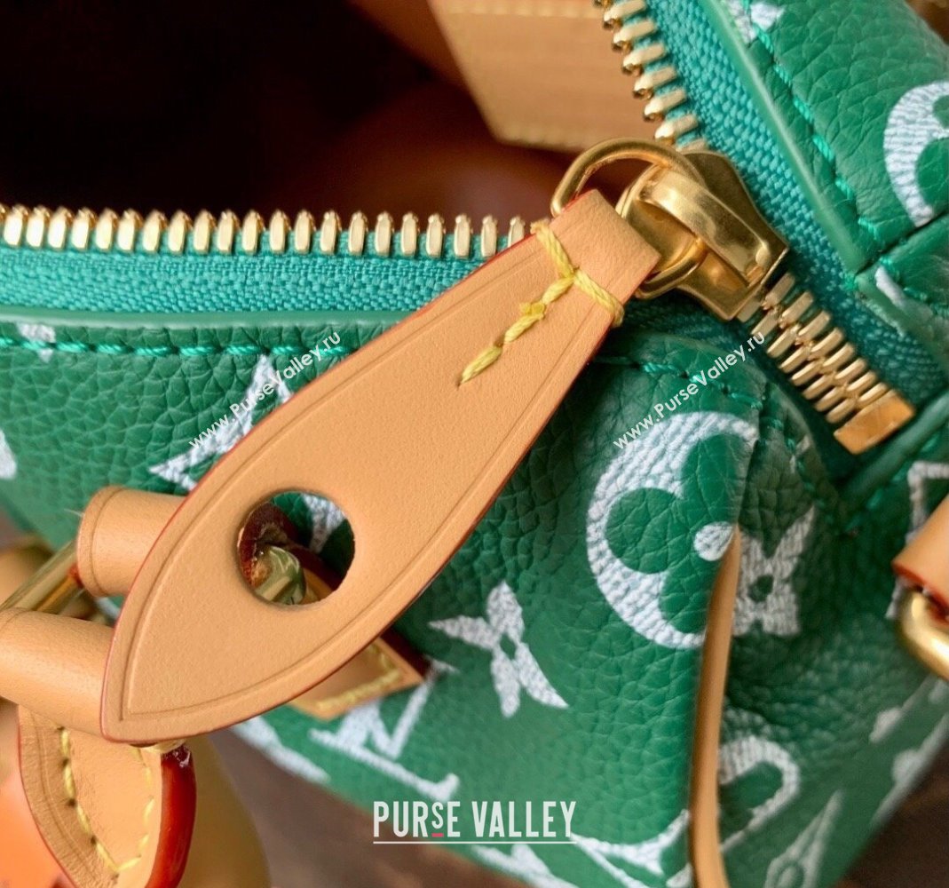 Louis Vuitton Speedy P9 Bandouliere 18 Bag in Soft calfskin Vert Green M24419 2024 Runway (KI-240807013)