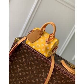 Louis Vuitton Speedy P9 Bandouliere 18 Bag in Soft calfskin Jaune Yellow M24419 2024 Runway (KI-240807014)