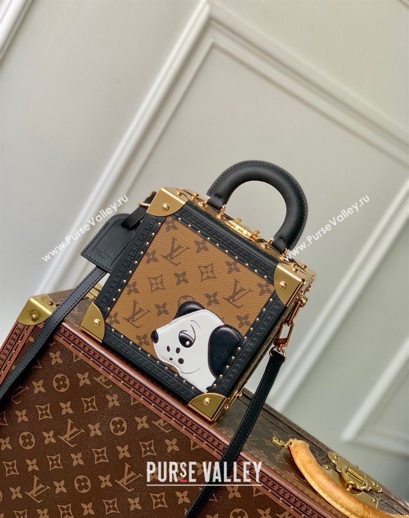 Louis Vuitton Mini Square Trunk Dog Box bag 2024 M11210 (KI-240807049)