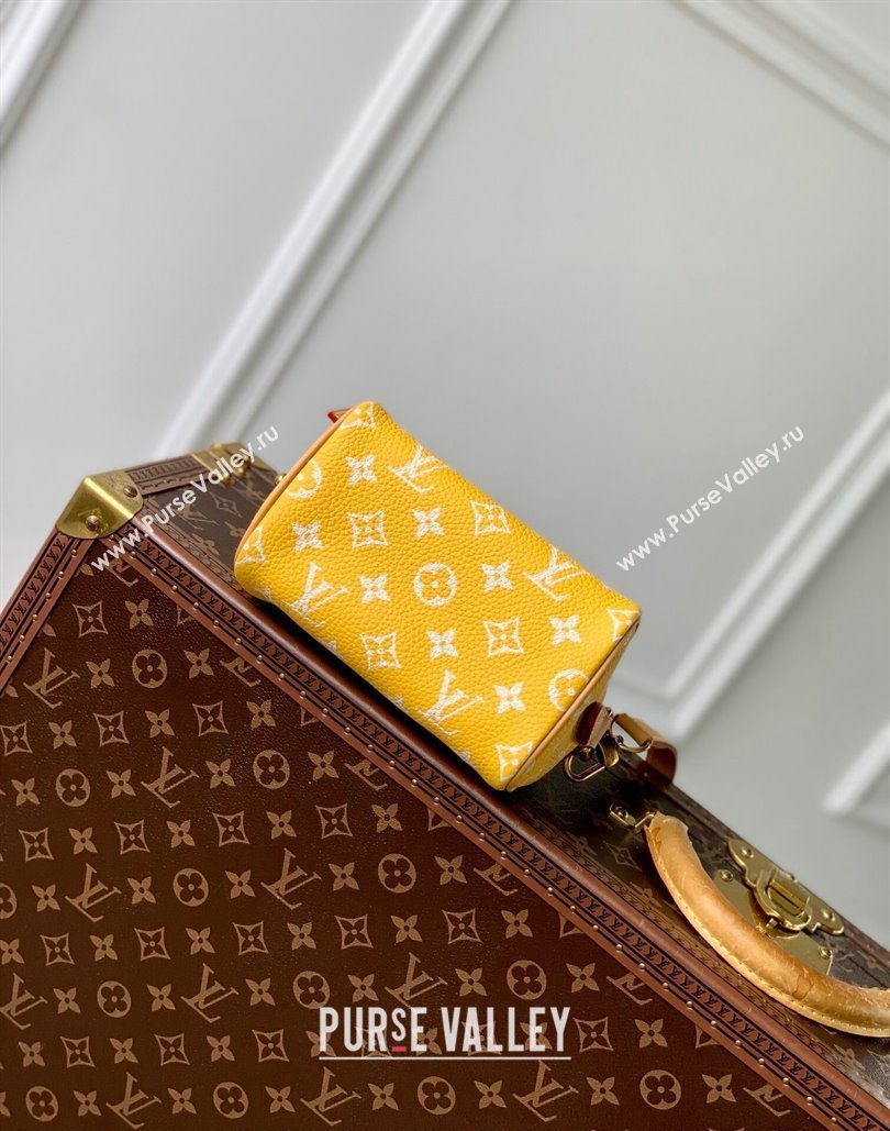 Louis Vuitton Speedy P9 Bandouliere 18 Bag in Soft calfskin Jaune Yellow M24419 2024 Runway (KI-240807014)