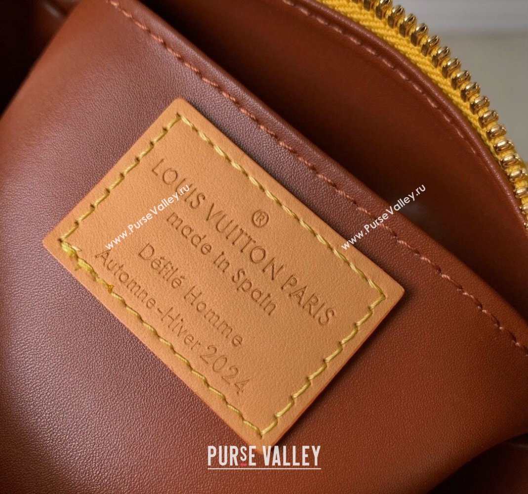 Louis Vuitton Speedy P9 Bandouliere 18 Bag in Soft calfskin Jaune Yellow M24419 2024 Runway (KI-240807014)