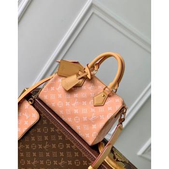 Louis Vuitton Speedy P9 Bandouliere 25 Bag in Soft Calfskin M24424 Light Pink 2024 Runway (KI-240807007)