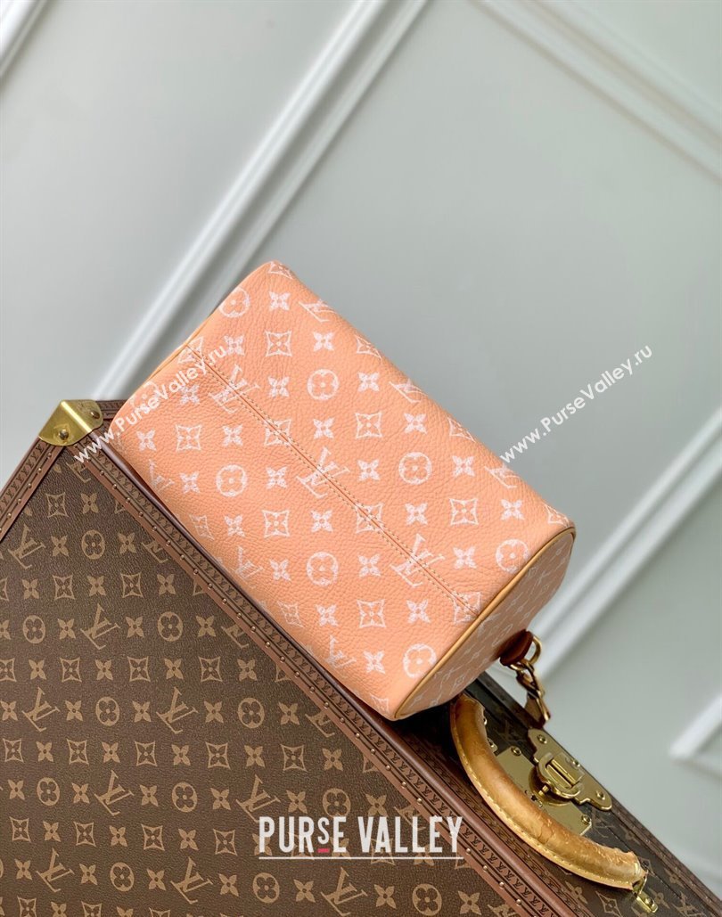 Louis Vuitton Speedy P9 Bandouliere 25 Bag in Soft Calfskin M24424 Light Pink 2024 Runway (KI-240807007)