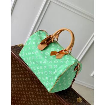 Louis Vuitton RUNWAY Speedy P9 Bandouliere 40 Bag in Soft Calfskin M24417 Light Green 2024 (KI-240807008)