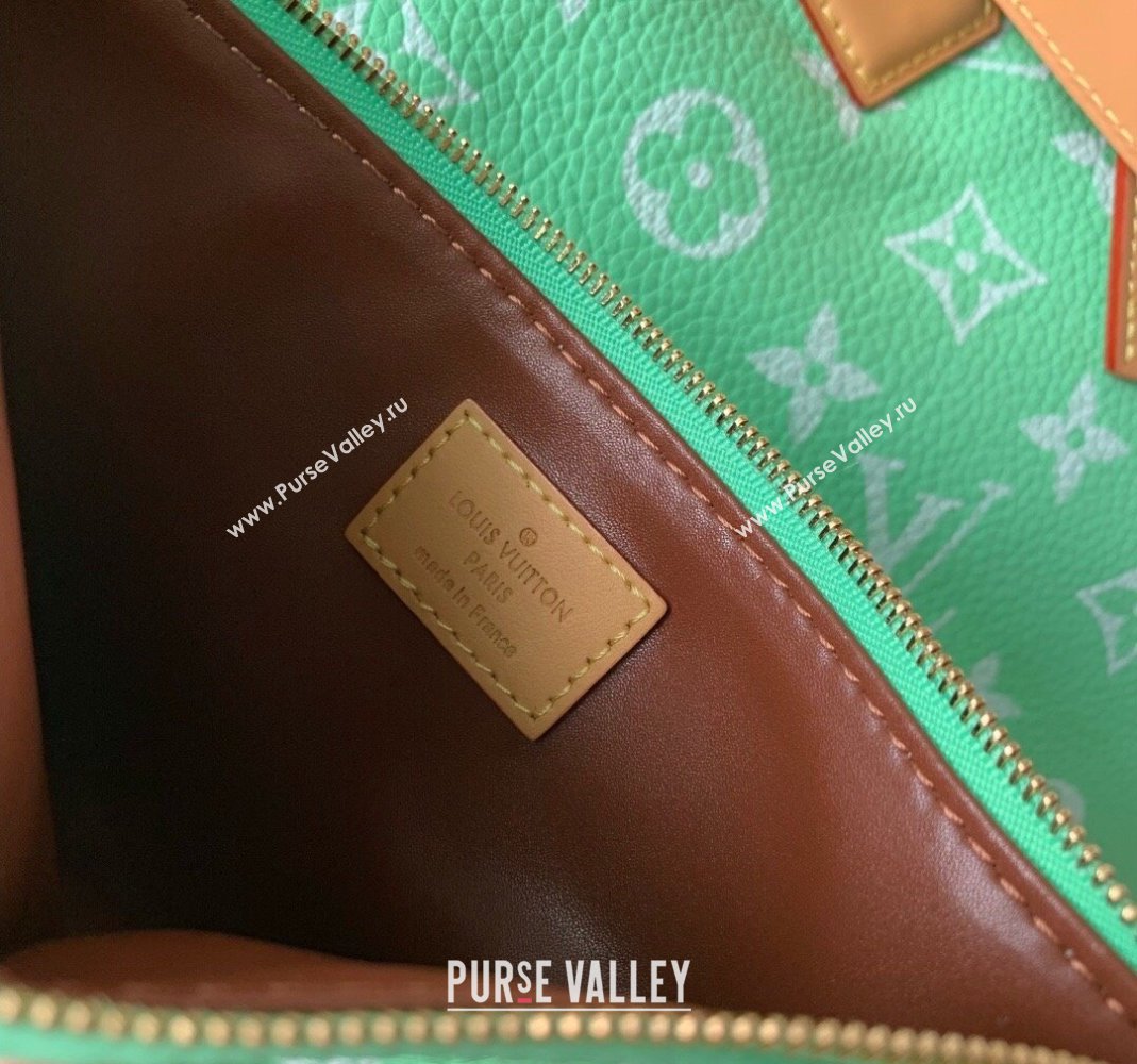 Louis Vuitton RUNWAY Speedy P9 Bandouliere 40 Bag in Soft Calfskin M24417 Light Green 2024 (KI-240807008)